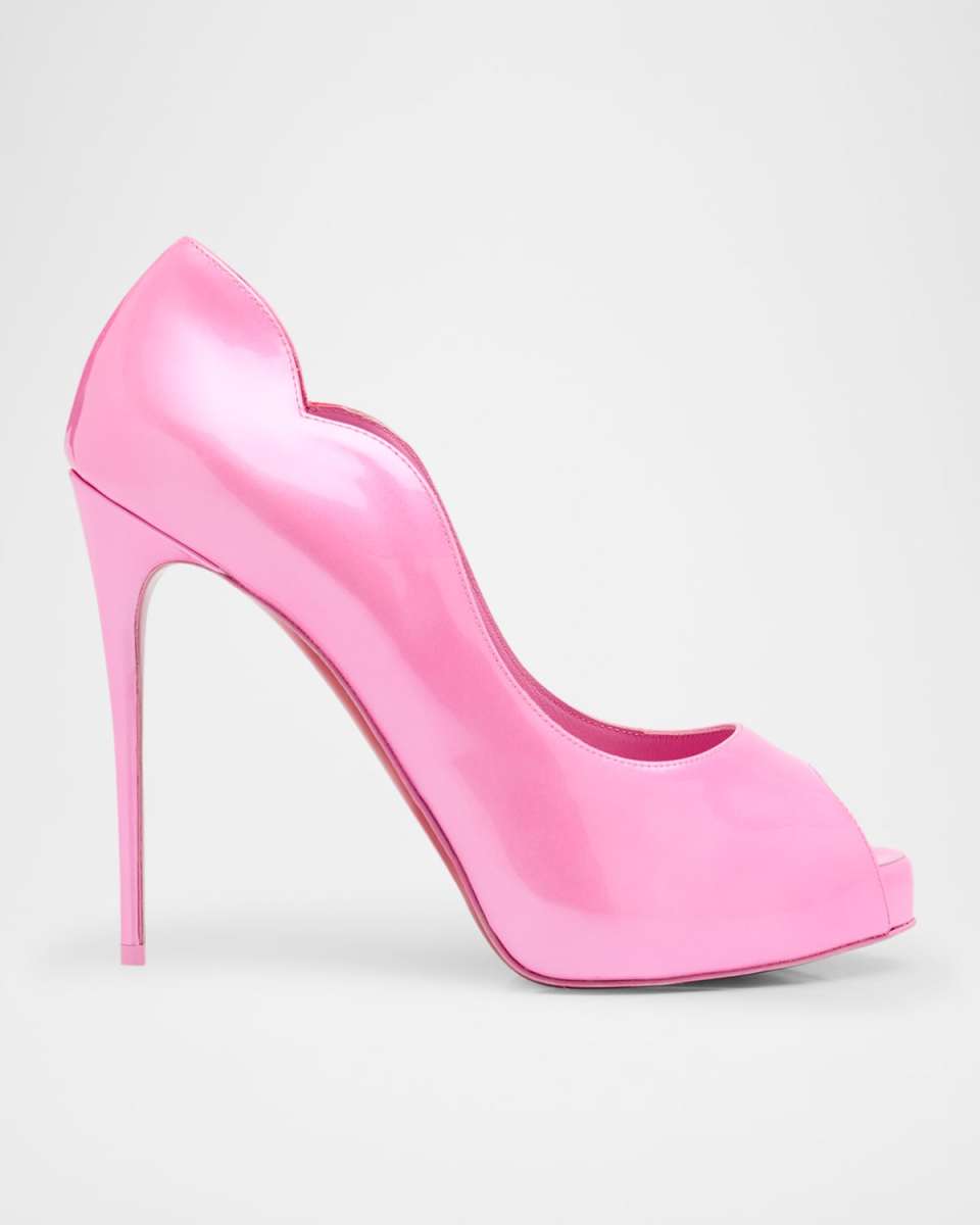Hot Chick Alta Patent Red Sole Pumps